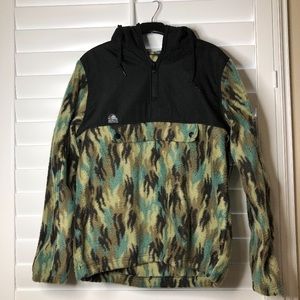 Camo Quarter Zip Hoodie
